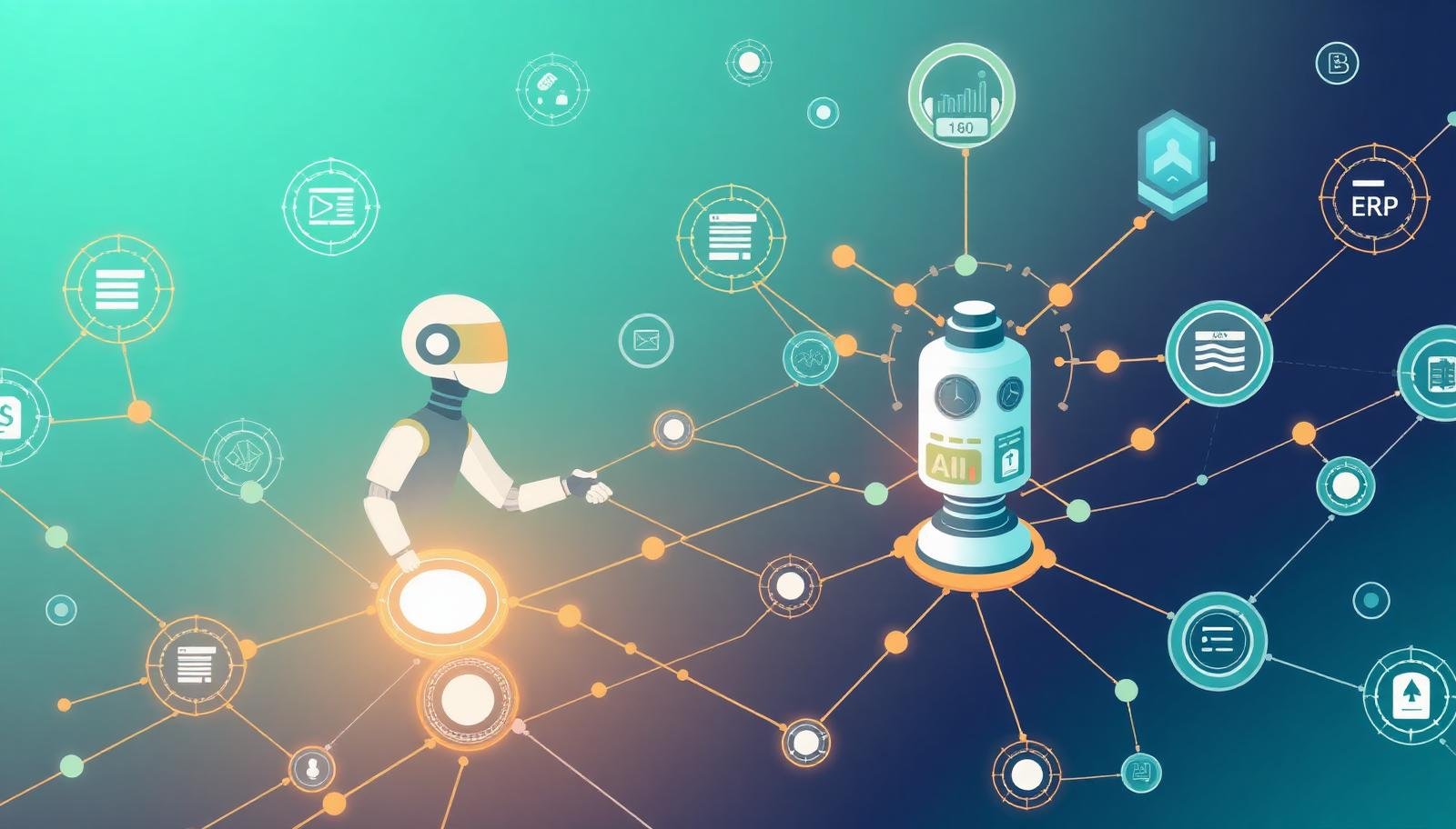 Agentes IA conectados a los sistemas de una empresa