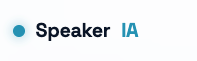 Logo de Speaker IA
